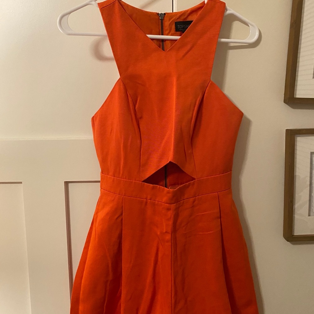 TOPSHOP CUTOUT ROMPER - Picture 2 of 4